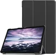 Kepuch Custer Case for Samsung Galaxy Tab A 10.5 T590 T595 T597,Ultra-Thin PU-Leather Hard Shell Cover for Samsung Galaxy Tab A 10.5 T590 T595 T597 - Black