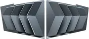 Window Louver Compatible For Mazda 6 ATENZA 2020 21 Side Vent Trim Gloss Black Car Rear Window Shutter Cover Trim Accessories(Matt Black)