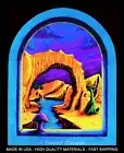 Trippy Blacklight UV Tapestry Psychedelic Hippie Room Fantasy Cool Wall Art
