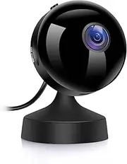 XIULIUU Security Camera Indoor, Mini Pet Camera with 32GB SD Card, 2.4GHz WiFi, 1080p HD & Night Vision, Motion Detection, Home Plug-in Security Camera (No Battery)