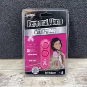 Sabre Personal Alarm Portable Safety and Security 120dB PA-NBCF-01 Pink