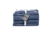 5pc Sheraton Luxury Egyptian Cotton Towel Pack Bath Hand Mat Face Washer Deep BL