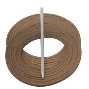 TOFL Baseball Glove Lacing Kit, 2 Medium Brown Leather Laces & a Lacing Needle