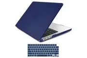 2022-2025 MacBook Air 13 inch case M2 A2681 M3 A3113 M4 A3240 Hard Shell Case Keyboard Cover Blue