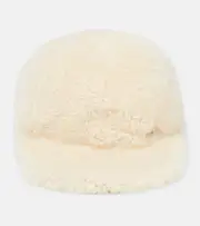 [Chloe] Chloé Shearling cap One Size neutrals