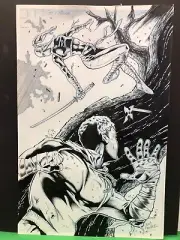 Original Comic Art from Silverline's "Cat & Mouse" Series, Issue #2 pg 2