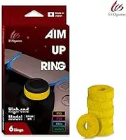 EVOgames Aim Up Ring High-end model Made in Japan Natural rubber FPS Precise operability UP For FPS 6 pieces for PS5 / PS4 / Switch / Xbox / PC controller