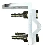 Pro Trucker 3 Way CB / Ham Antenna Aluminum Mirror Mount w/ 0.825" Hole, No Stud