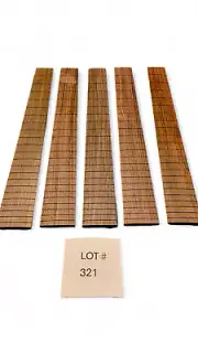 5pc East Indian Rosewood Fingerboard 24.75" Scale With 12" Radius and 22 Frets