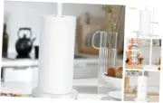 White Paper Towel Holder Countertop, Weighted Paper Towel Holder Stand, Free