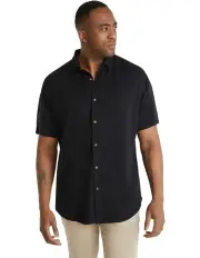 [Johnny Bigg] Corfu Viscose Shirt in Black