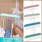Anti Slip Multi Hook Coat Hanger Bra Hanger Scarf Organizer Saving Space D4T4