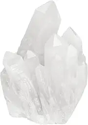 Top Plaza Healing Rock Crystal Clear Quartz Cluster Mineral Geode Druzy Specimen 1.85-2.5''(White Crystal Quartz Cluster)
