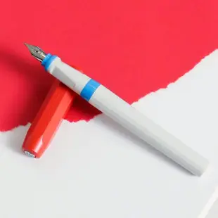 【KAWECO】PERKEO 復古紅白 Retro Block 鋼筆(F尖)