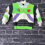 Pixar Disney Parks Boy's 2T Toddler Buzz Lightyear Hoodie Sweatshirt