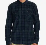 RVCA Blues Walk Cord LS Shirt (S) DGN AVYWT00367