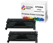 2 Pack Compatible Toner Cartridge Replacement for HP CF226A 26A (3,100 Pages) for HP Laserjet Pro MFP M402 MFP M402dn MFP M402dw MFP M402n MFP M426 MFP