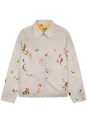 Gallery Dept. Montecito Paint-splattered Cotton Jacket - White - M M
