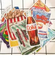 Junk Food Snack Food Planner Stickers Scrapbooks Cardmaking Junk Journals 20pc