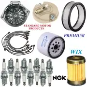Tune Up Kit Filters Cap Wire Spark Plugs For CHEVY TOWNSMAN V8 7.4L 1970, 1972