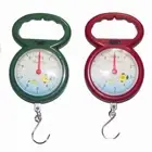 Portable Plastic Hook Spring Scale Numeral Pointer 10kg Weighing Hanging Scale