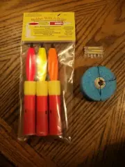 Bobber With A Brain Jr 3 Pack Slip Float w/ 1 Rig Crappie Trout Catfish Waleye
