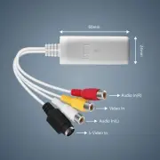 USB Video External USB Video Capture Card Transfer VHS Home Videos to PC / Mac