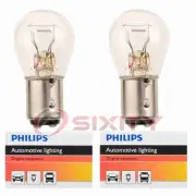 2 pc Philips Brake Light Bulbs for Mitsubishi 3000GT Cordia Endeavor Galant df (for: Mitsubishi)