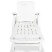 Folding Sun Lounger Chair High Quality Plastic Lounge Patio Pool Deck Sunbed
