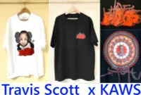 在飛比找Yahoo!奇摩拍賣優惠-BLACK全新Travis Scott x KAWS經典BA