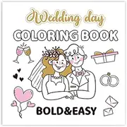 Wedding Day Kids Activity Books - Kids Activity Book for Coloring,40 Pages Coloring Wedding Place Mats, Children's Wedding Coloring Books for Age 4+ Years