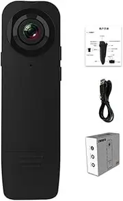NAUXIU HD 1080P Mini Pen Small Camera Clip Digtal Bodycam Video Recorder Night Vision Body Camcorder Detect Cam Micro Webcam PC Motion