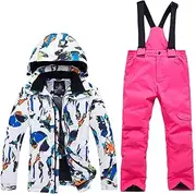 [Generic] Snow Suit Snowboard Suit Waterproof Warm Outdoor Sportswear Ski Jacket Bib Snow Pants