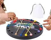 Chess Puzzle Games, Educational Rope Puzzles Toy, 10.24 Inches, Interactive Twisted Logic Challenge, Ropes Design for Family Game Night and Kids Ages 3+, Multicolor