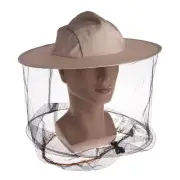 Practicability Beekeeping Veil Hat Beekeeper Hat with Anti-bee Netting Tool