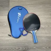 Original PALIO (2-Star) Table Tennis Blade, CJ8000 Rubbers, with Case, NEW ITTF