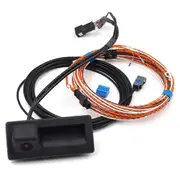 3V0827566L Car Reverse Camera Back Up Camera Handle Release Camera for A4 B9 2016-2023 As Shown