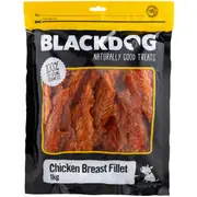Blackdog Chicken Breast Fillet Dog Treats - 1kg