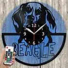 LED Clock Beagle LED Light Vinyl Record Wall Clock LED Wall Clock 5135