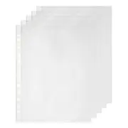 150pc Marbig Pro Antimicrobial A4 Ring Binder Sheet Protectors/Pocket Clear
