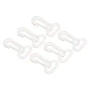 6pcs Plastic Swivel Snap Hook Lobster Clasp Buckle for Webbing Strap Cream