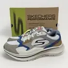 Skechers Go Run Mens Size 9 Sneakers Consistent 2.0 Retro Runner V1 Taupe Blue
