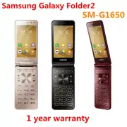 Samsung Galaxy Folder2 SM-G1650 Android Dual SIM 4G LTE Flip Phone New Sealed