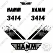 Fits HAMM 3414 Decal Kit Compactor Roller Decals- 7 Year 3M Vinyl!