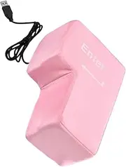 Alasum Giant Punchable Enter Button Pillow Stress Reliever Desk Gadgets Large Enter Key USB USB Button Nap Pillow