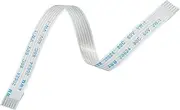 uxcell Flexible Flat Cable Extension Ribbon Cables 6 Pins 1.0mm Pitch 150mm for 3D Printer, DIY, Camera, Screen and DVD Player Connector A Type Pack of 8
