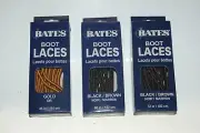 Bates Strong Braid Round Boot & Shoe Laces - Available in 45, 60 and 72 Inch