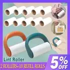 Reusable Washable Lint Roller Sticky Lint Roller Dust Clothes Hair Remover Clean