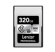 Lexar Professional CFexpress Type A card Silver series 320GB -- CFexpress Type A Professional Silver Series, up to 800MB/s read, 700MB/s write