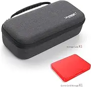 Carry Case for Nintendo Switch 2 , Protective Hard Portable Travel Carry Case, Shell Pouch with Pockets for Accessories and Games, Handheld Storage Bag (Black)
